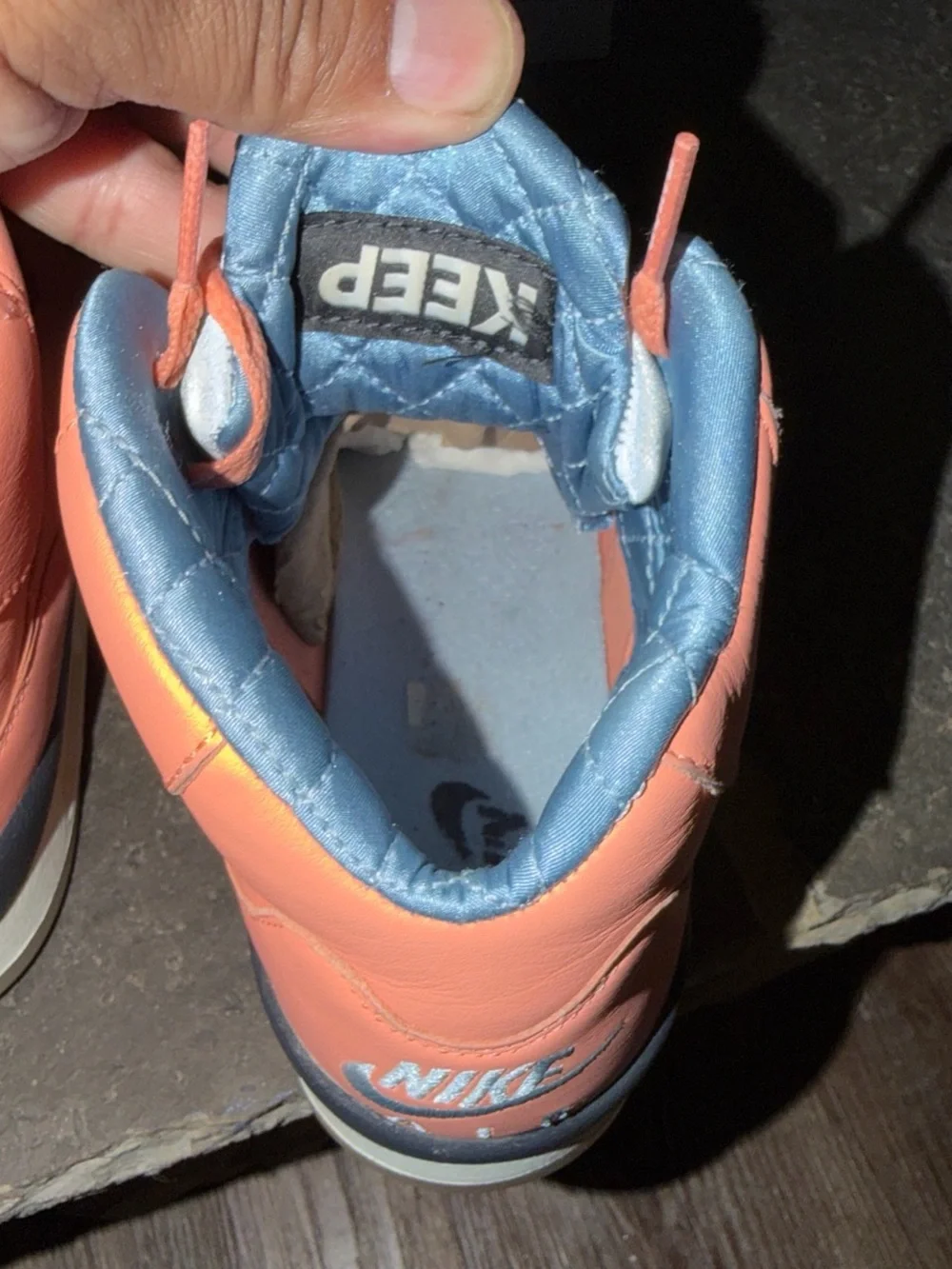 Jordan Kids' Retro Sneakers - Coral Orange Upper with Cream Sole